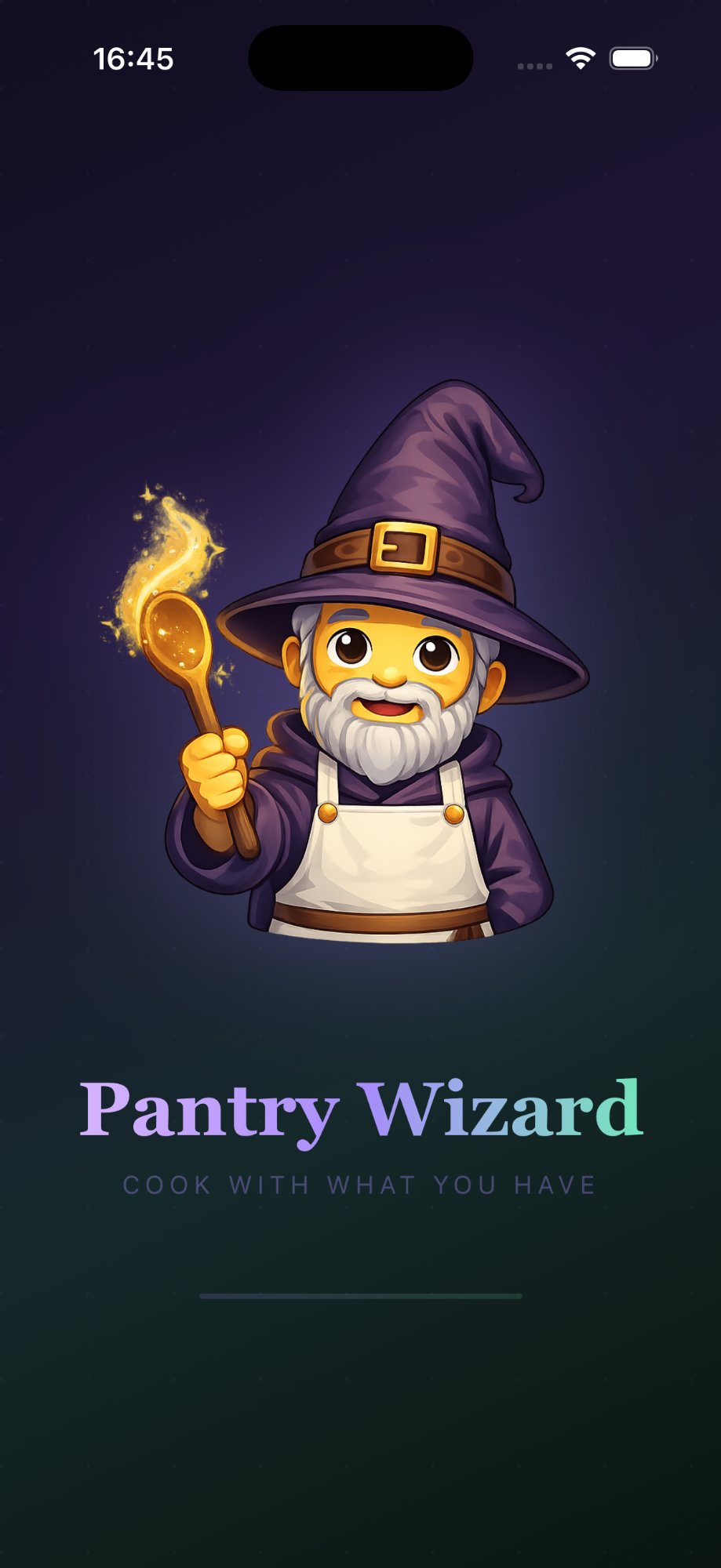 Pantry Wizard - Splash